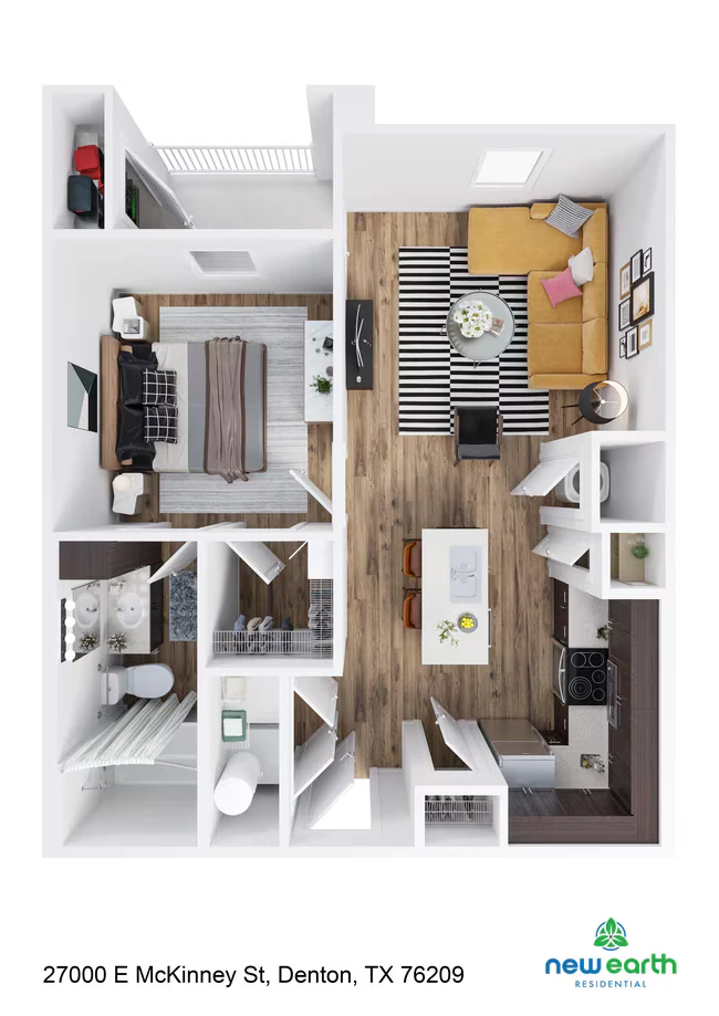 Unit 4302 5109 floor plan